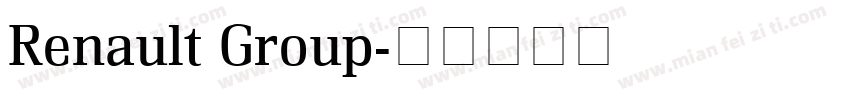 Renault Group字体转换
